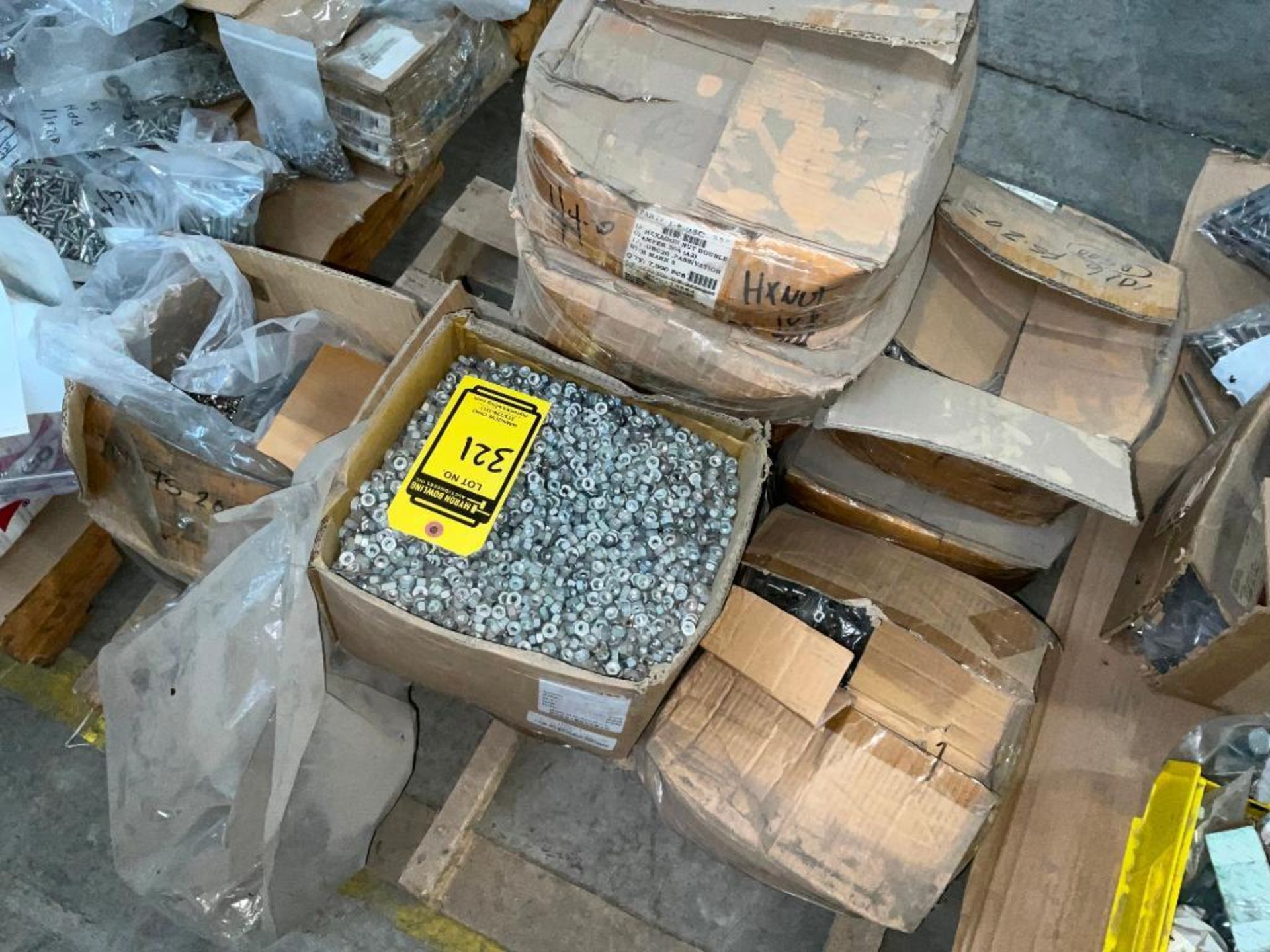 (30) Pallets of Concrete Anchors, Washers Flat & Lock, Nuts, Allen Head Bolts, Acorn Nuts, Threaded - Image 122 of 165
