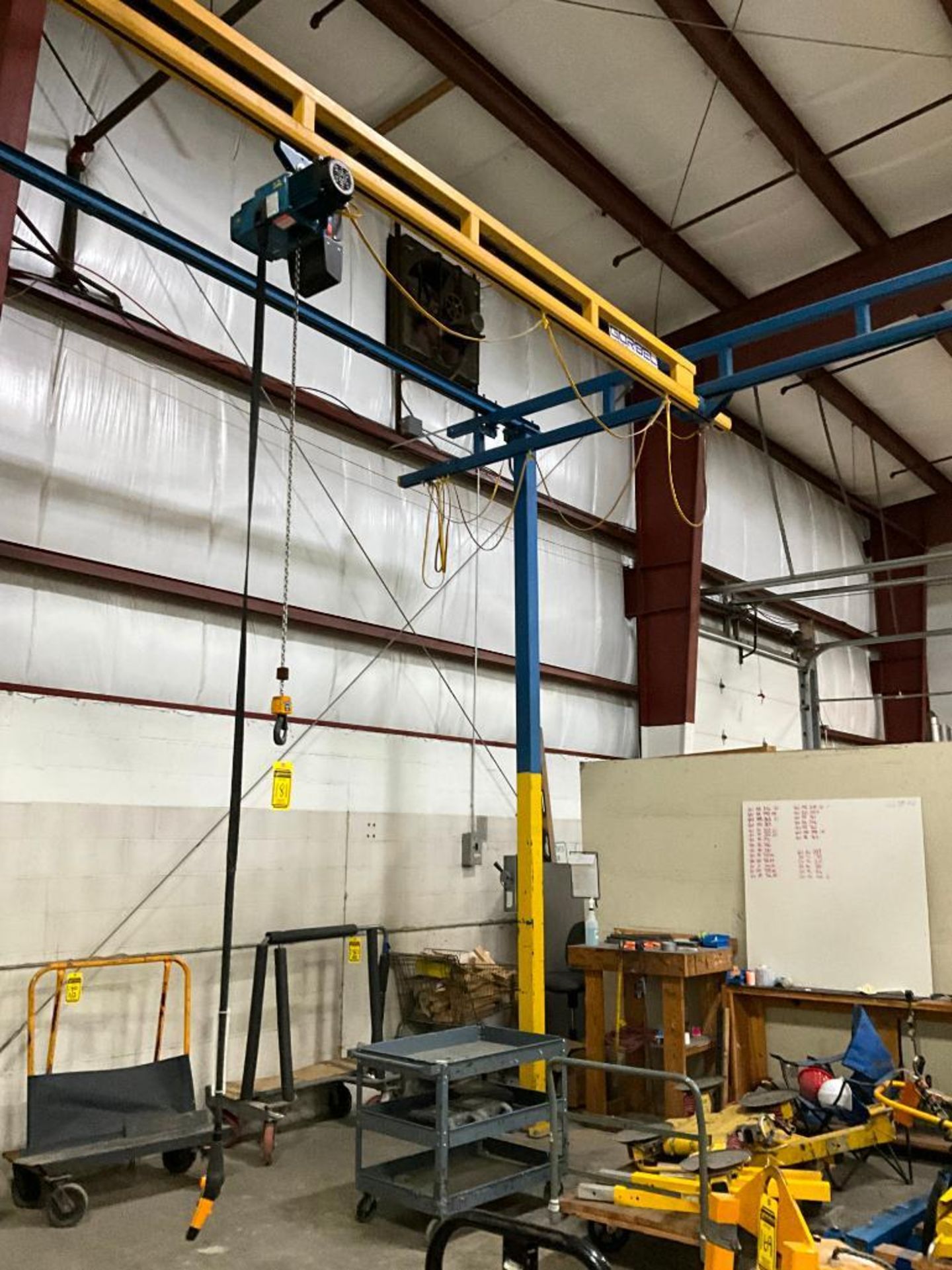 Gorbel Freestanding Crane System, 1,000 LB. Bridge Crane, 16' H x 17' 8" W x 22' 6 " D - Image 6 of 20