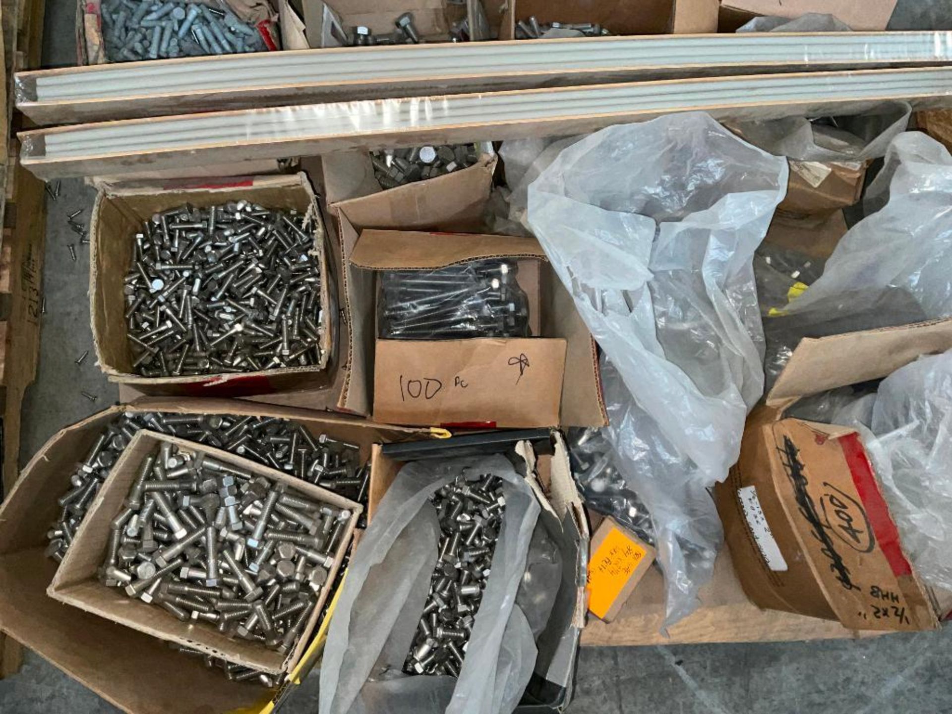 (30) Pallets of Concrete Anchors, Washers Flat & Lock, Nuts, Allen Head Bolts, Acorn Nuts, Threaded - Image 111 of 165