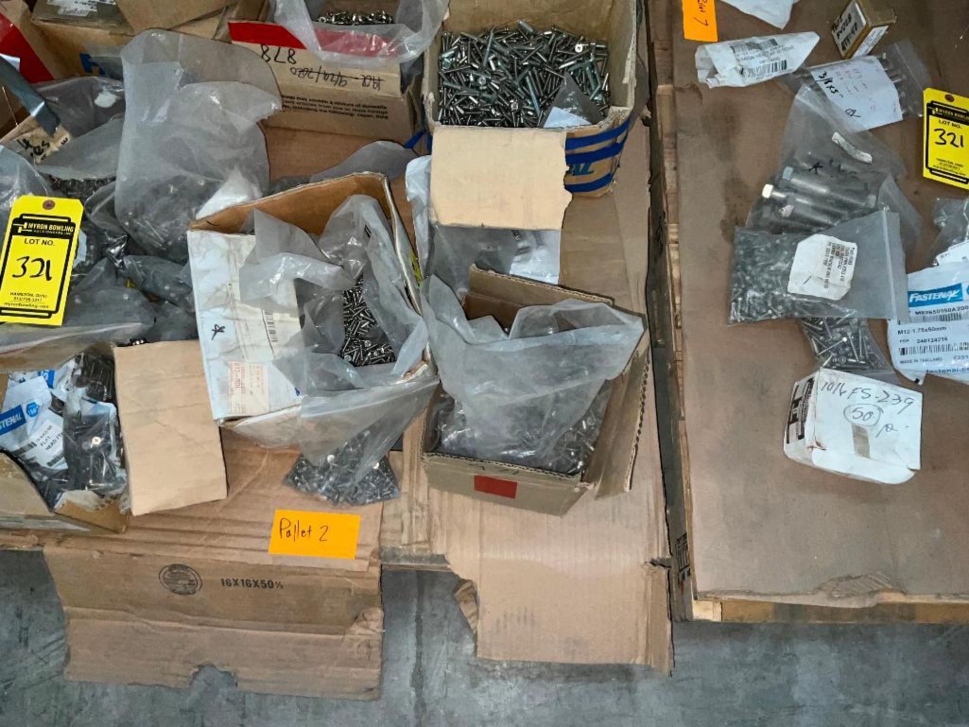 (30) Pallets of Concrete Anchors, Washers Flat & Lock, Nuts, Allen Head Bolts, Acorn Nuts, Threaded - Image 69 of 165