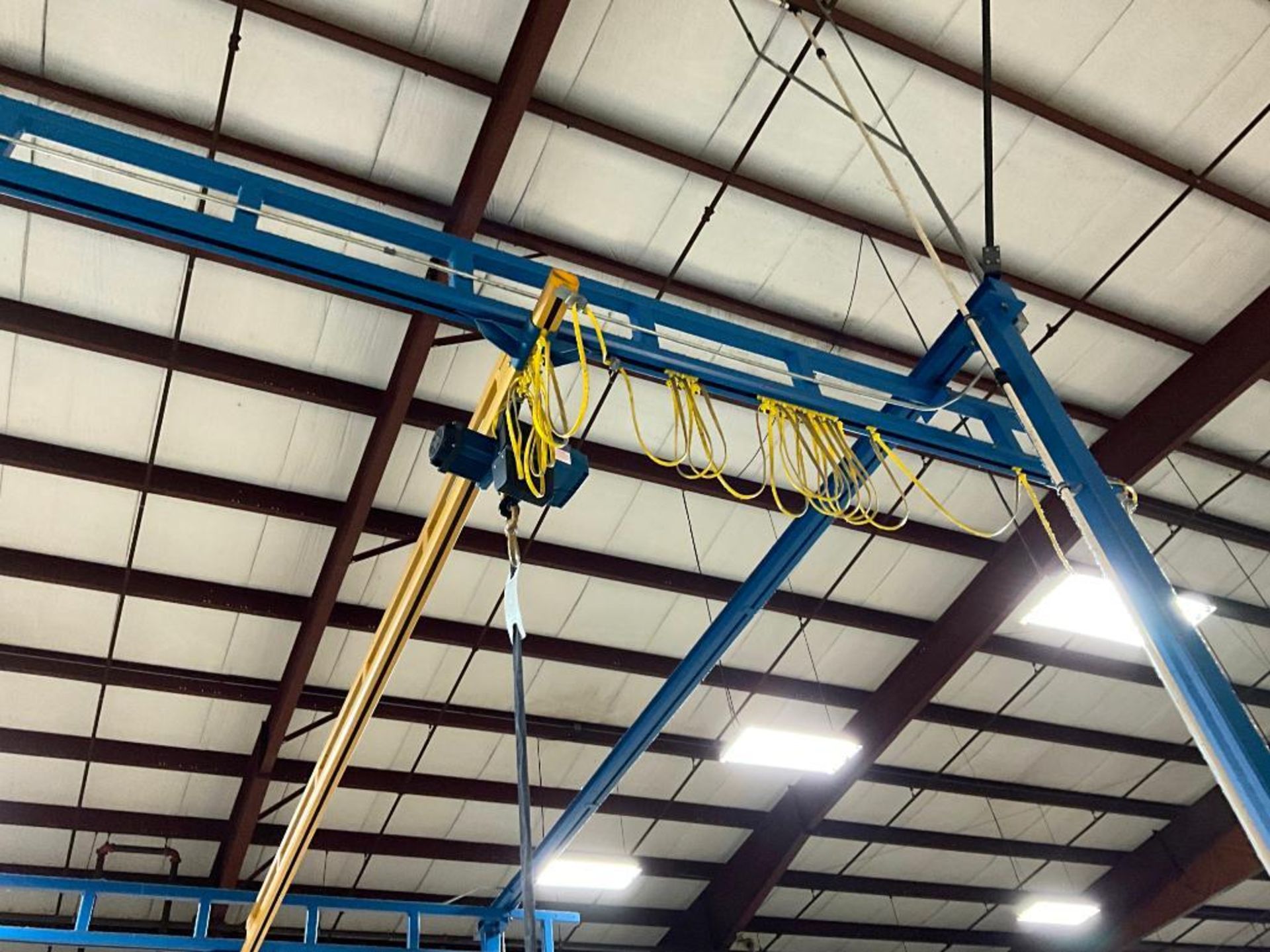 Gorbel Freestanding Crane System, (2) 1,000 LB. Hoist on Trolley, 220" H x 663" W x 268" D - Image 19 of 26