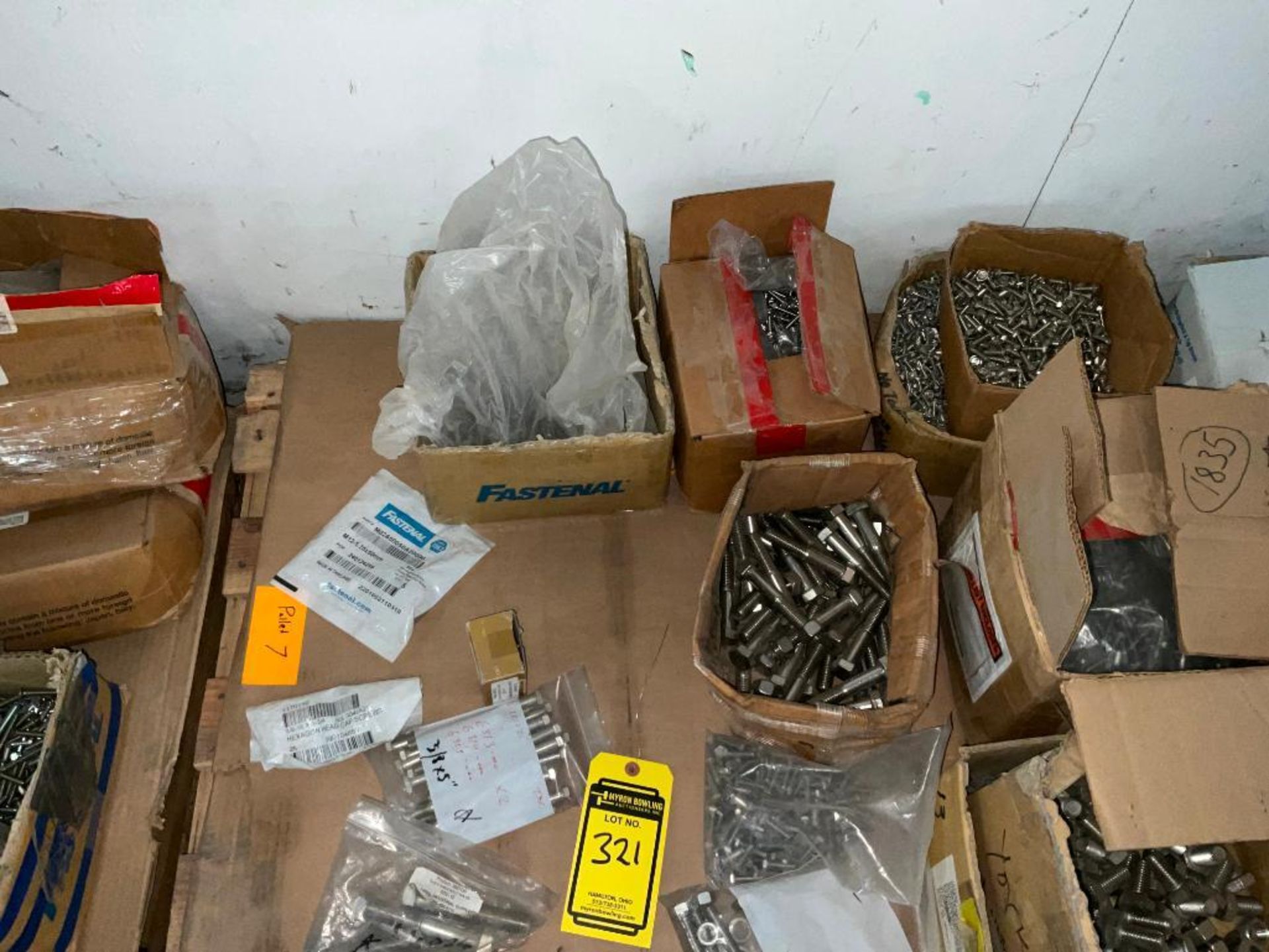 (30) Pallets of Concrete Anchors, Washers Flat & Lock, Nuts, Allen Head Bolts, Acorn Nuts, Threaded - Image 71 of 165