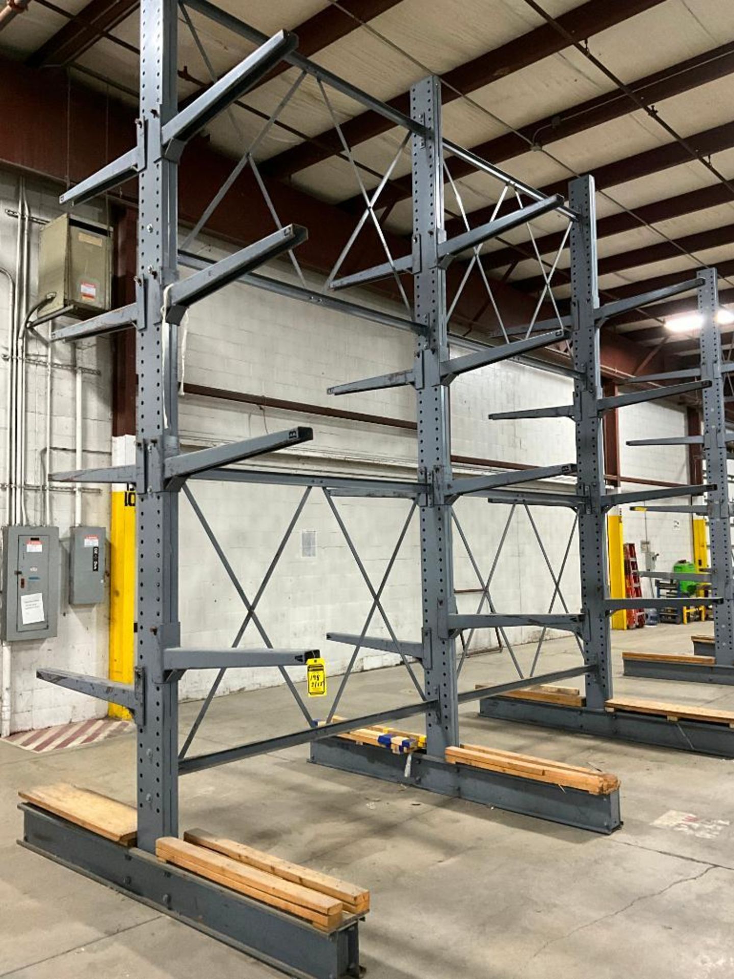 (1) Steel Rack, 214 H x 200" W x 37" D, Extra Arms - Image 3 of 20