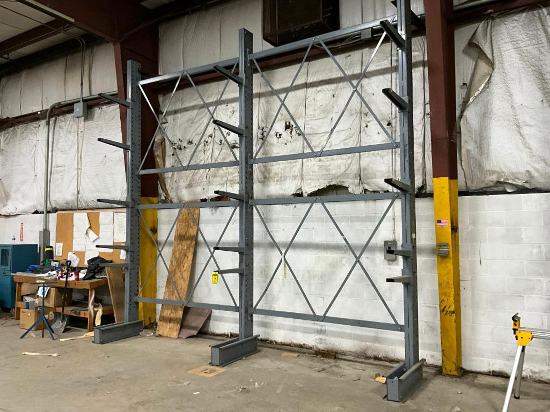 (1) Steel Rack, 214 H x 200" W x 37" D, Extra Arms - Image 14 of 20