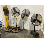 (4) Shop Fans;(2) 27" & (2) 29"