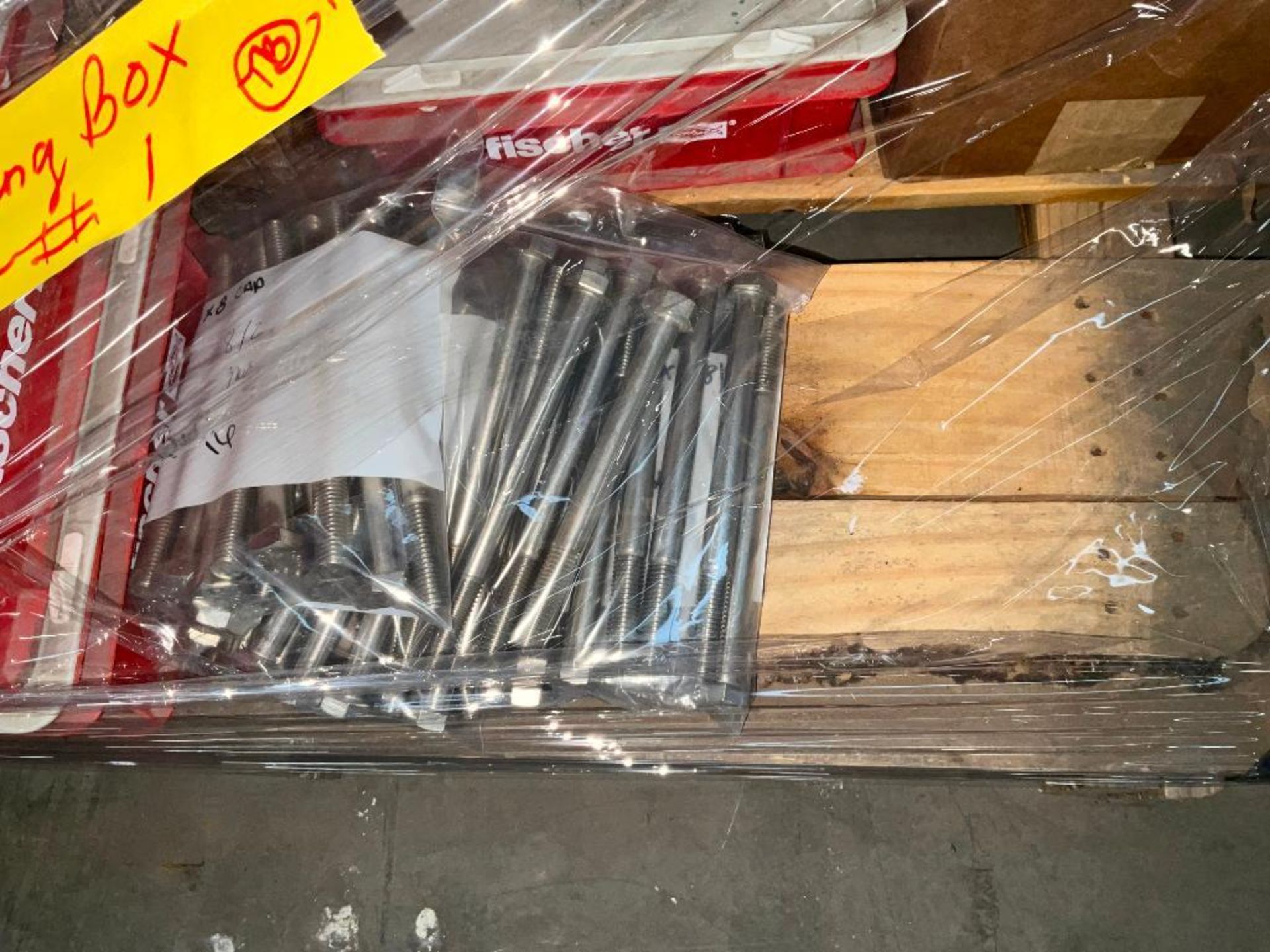 (30) Pallets of Concrete Anchors, Washers Flat & Lock, Nuts, Allen Head Bolts, Acorn Nuts, Threaded - Image 60 of 165