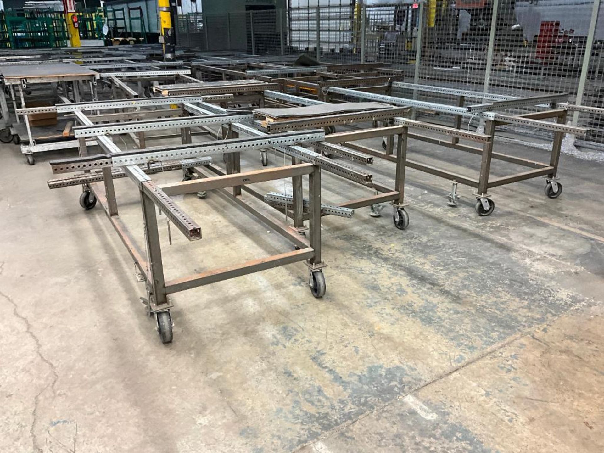 (25) Material Carts on Casters, 39" H x 131" W x 48" D - Image 7 of 14