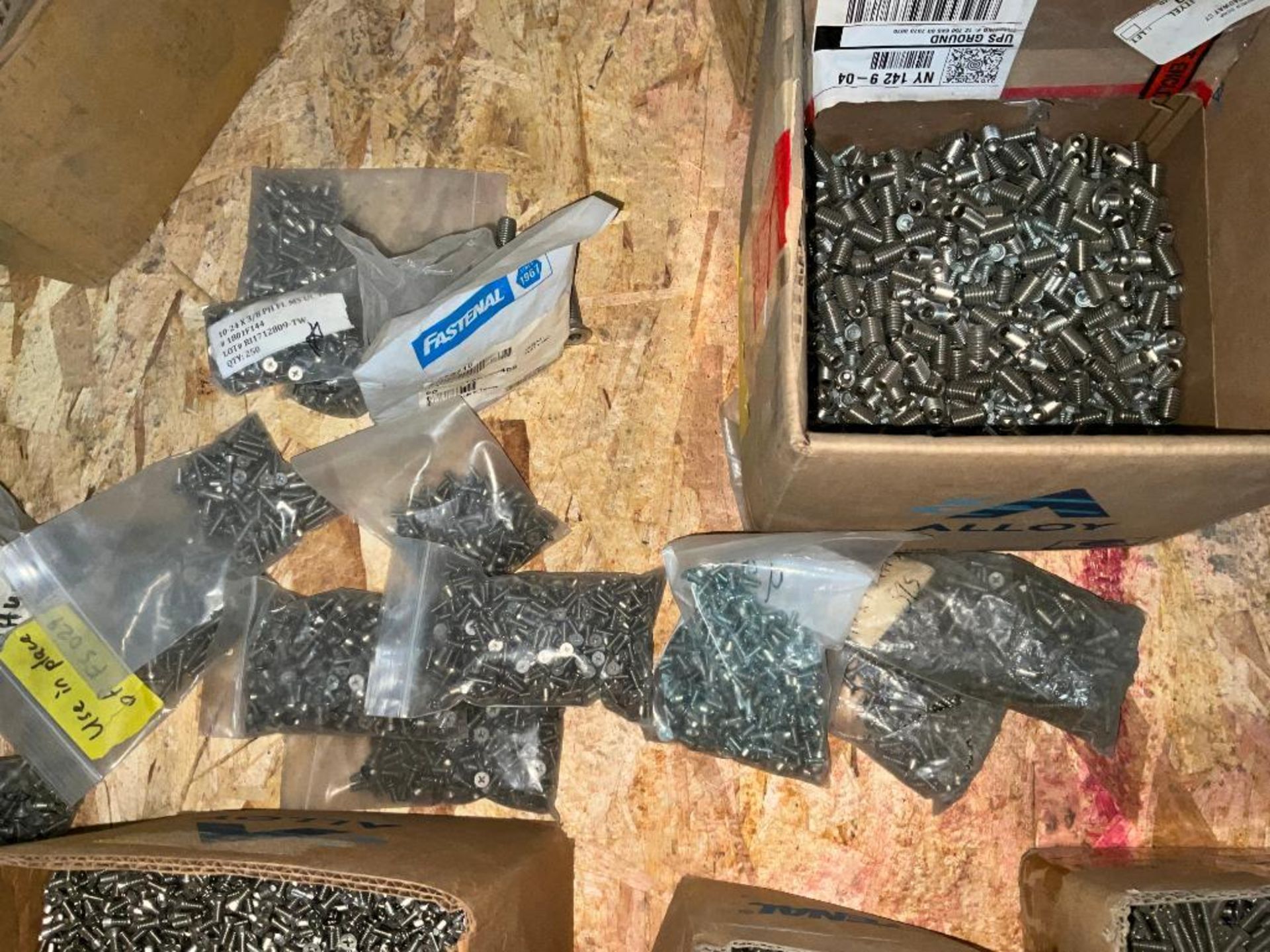 (30) Pallets of Concrete Anchors, Washers Flat & Lock, Nuts, Allen Head Bolts, Acorn Nuts, Threaded - Image 16 of 165