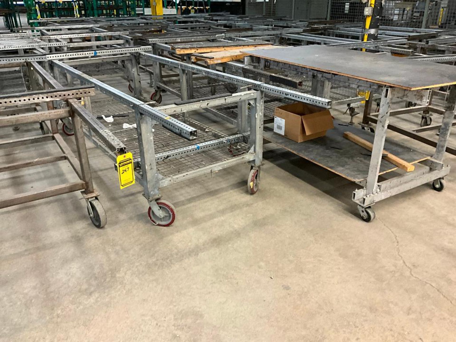 (25) Material Carts on Casters, 39" H x 131" W x 48" D - Image 2 of 14