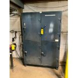 Metal Cabinet w/ Contents, 78" H x 50" W x 24" D