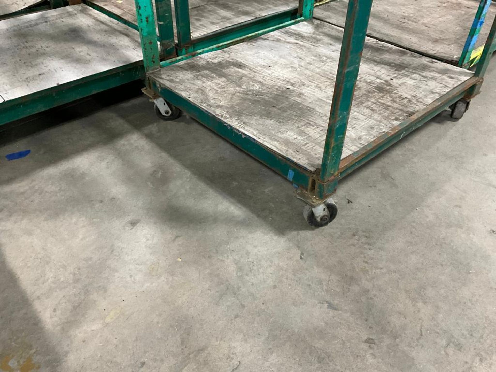 (88) Storage Racks on Casters, 70" H x 48" W, x 44" D (Green) - Image 12 of 12