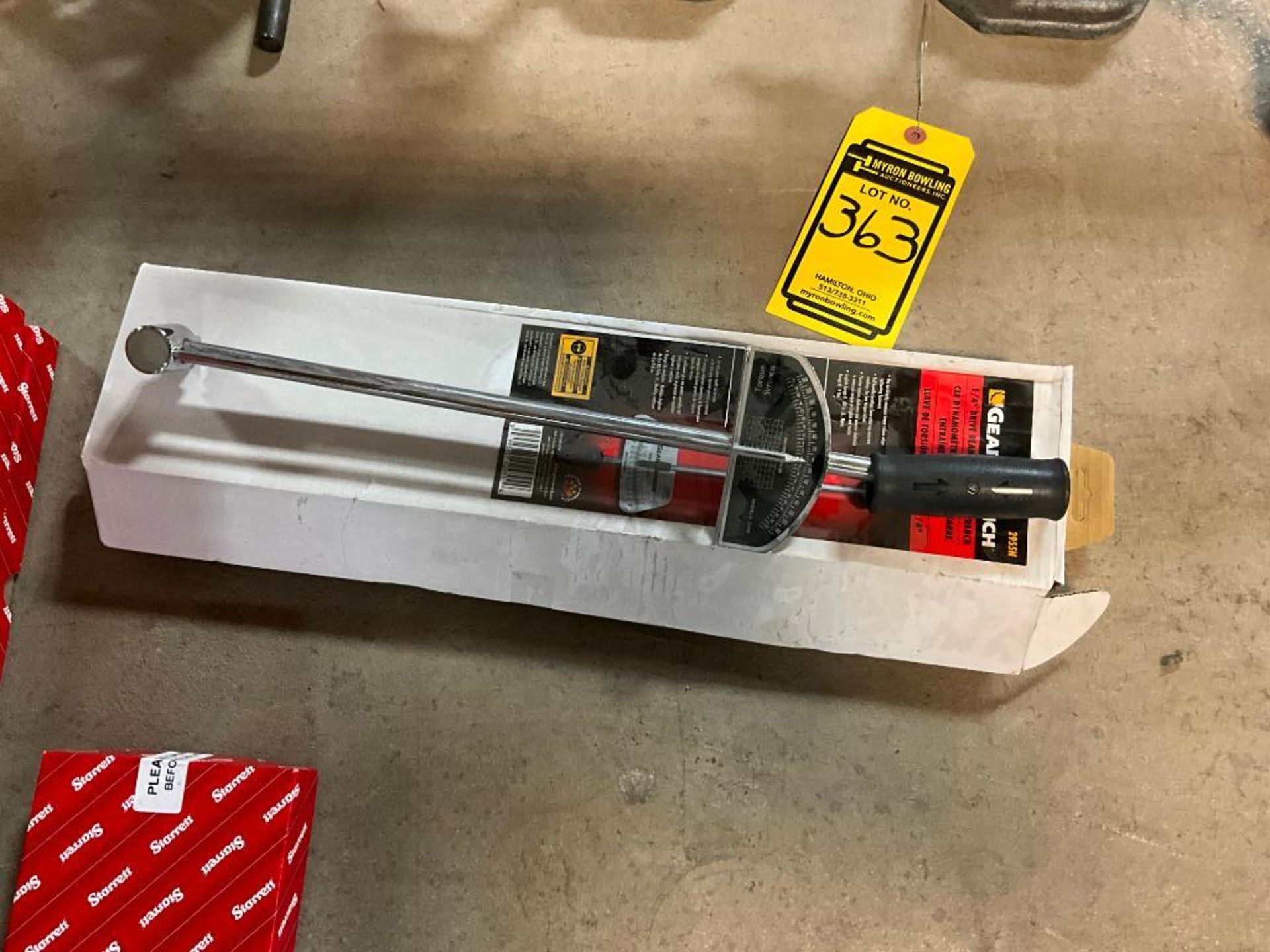(1) CDI Torque Wrench, (1) Gearwrench Torque Wrench, (8) Brand New Starrett 25-441J Dial Indicators, - Image 8 of 20