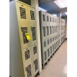 (76) Republic Steel Lockers ($250 Loading fee will be added to buyers invoice)
