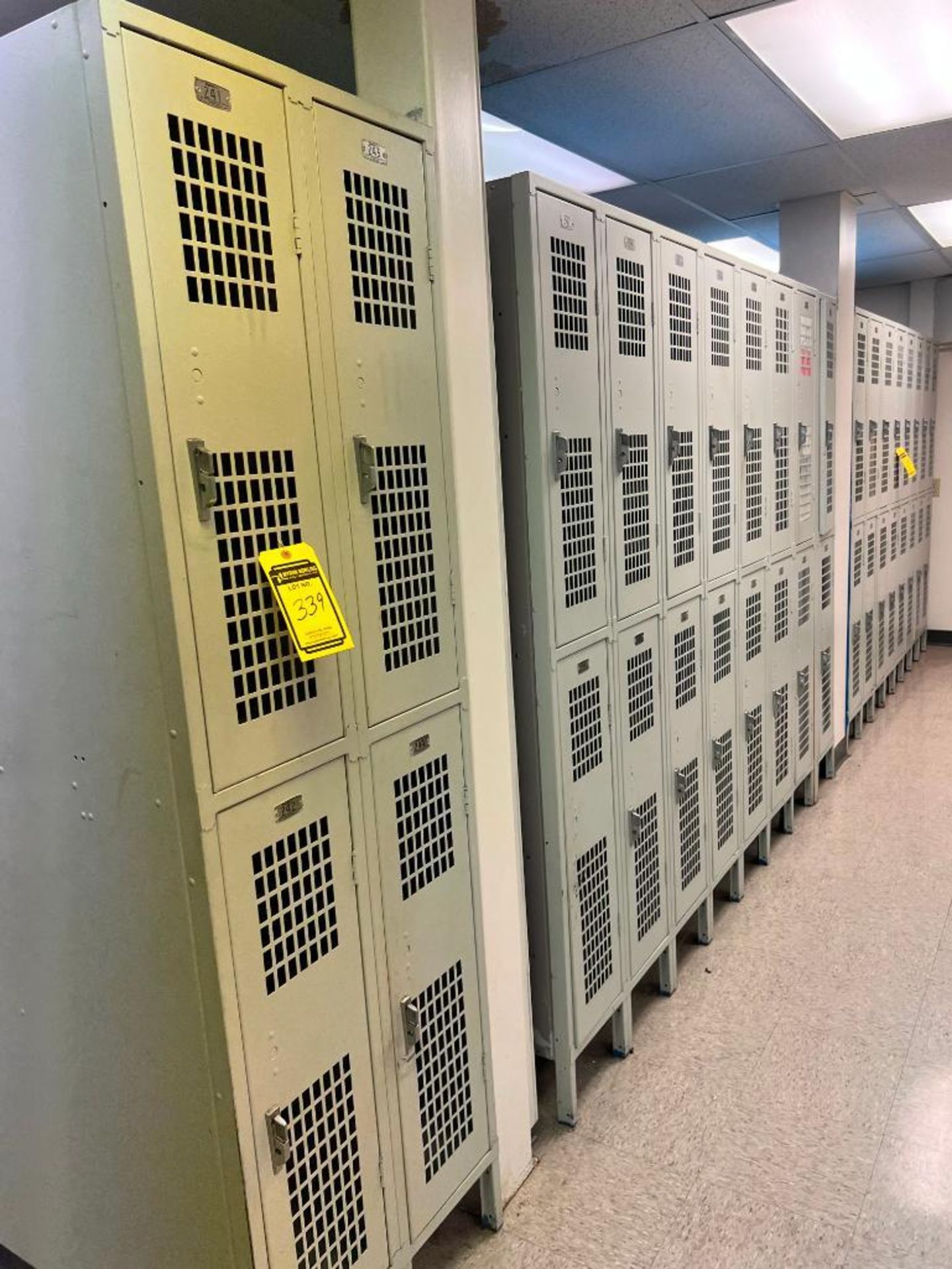 (76) Republic Steel Lockers ($250 Loading fee will be added to buyers invoice)