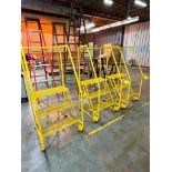 (3) Uline Safety Ladders, 450 Max. Load ($25 Loading fee will be added to buyers invoice)