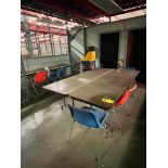 Break Room Furniture; (5) Folding Tables, (19) Chairs, & (1) Microwave ($50 Loading fee will be adde