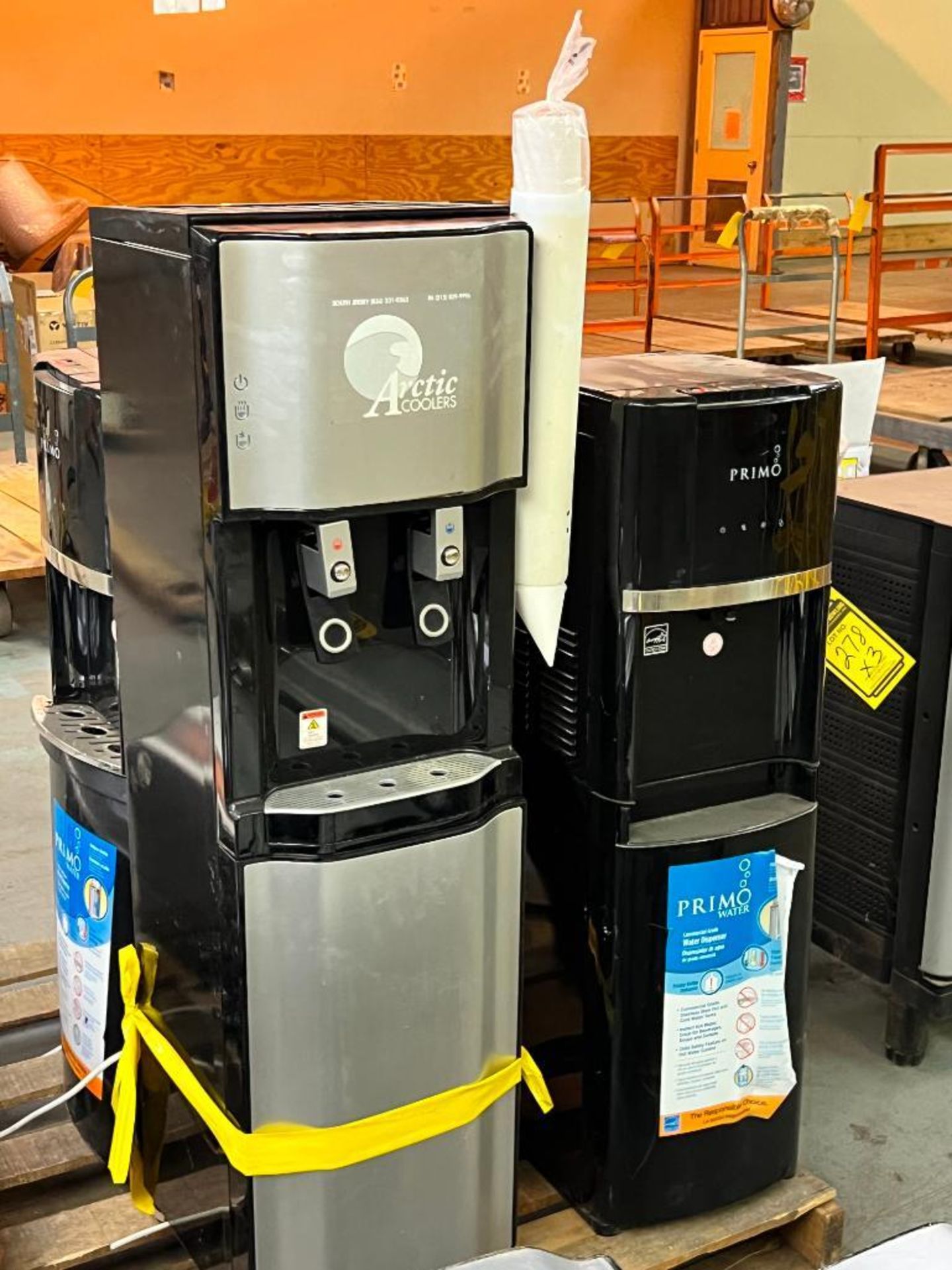 (3x) Water Dispensers; (2) Primo Water Dispensers & (1) Arctic Water Dispenser - Image 2 of 3