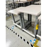 (10x) Adjustable Height Worktables, 24" x 30" Top