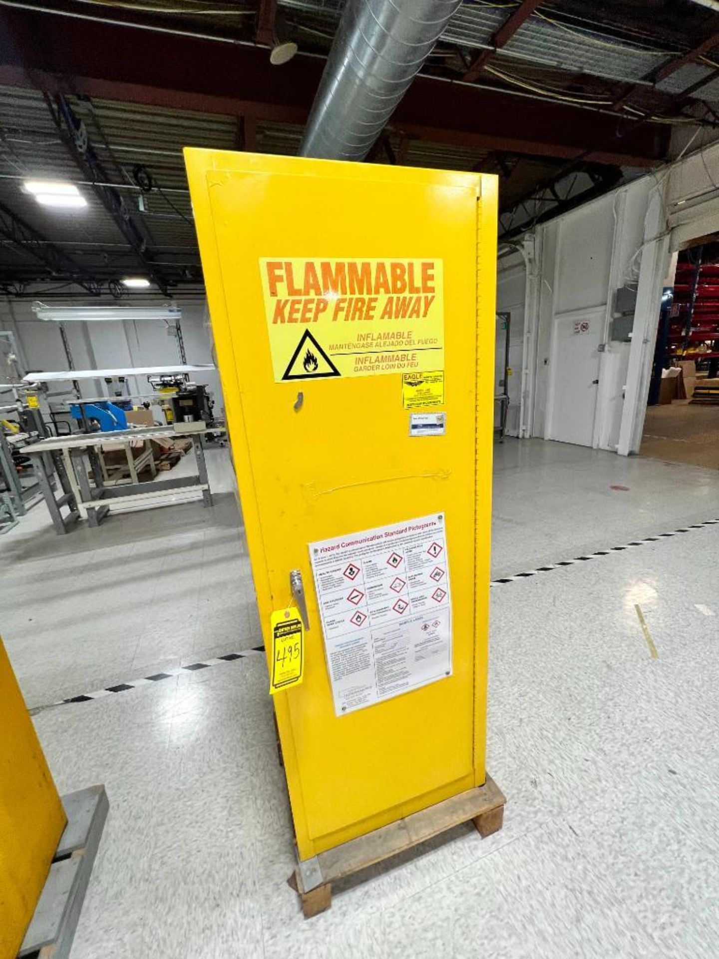 Eagle Manufacturing One-Door Flammables Storage Cabinet, Model 2310, 24-Gal. Capacity - Image 2 of 3