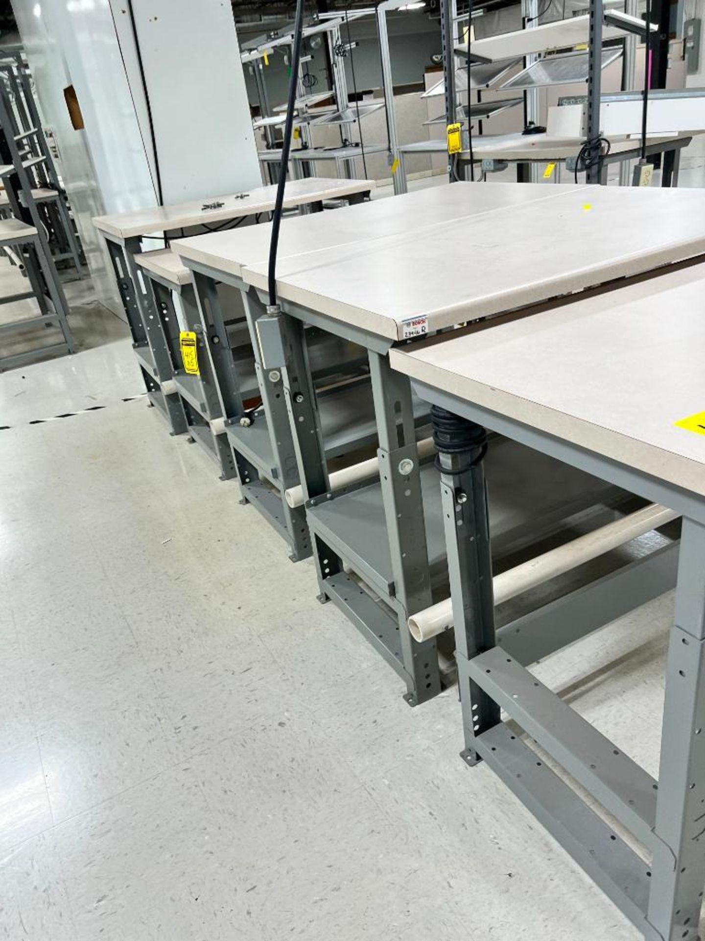 (5x) Adjustable Height Worktables, 30" x 48" Top - Image 4 of 4