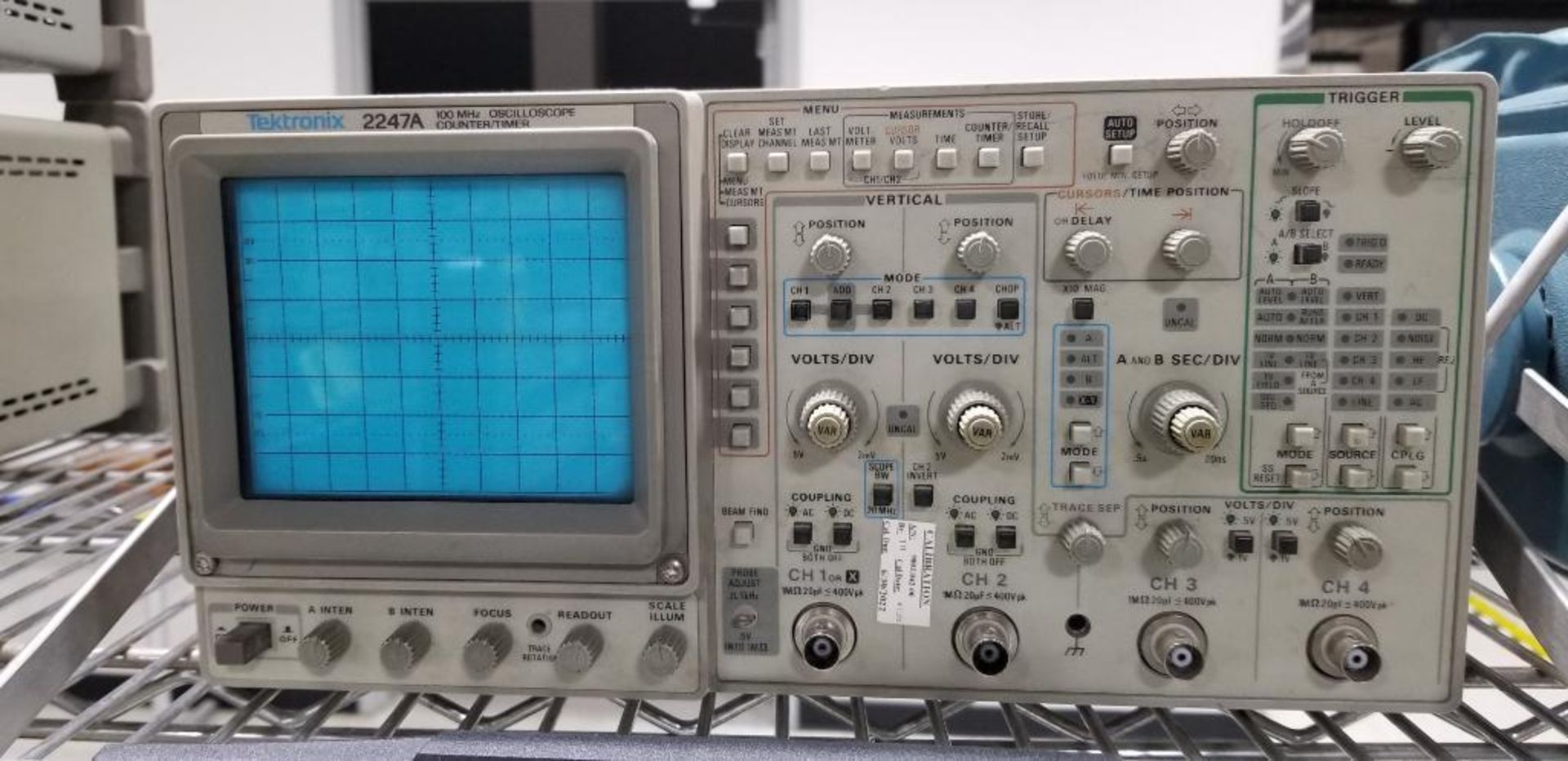 (3x) Tektronix Oscilloscopes; (1) Tektronix Model 2465A, (1) Tektronix Model 2247A, (1) Tektronix Mo - Image 4 of 7