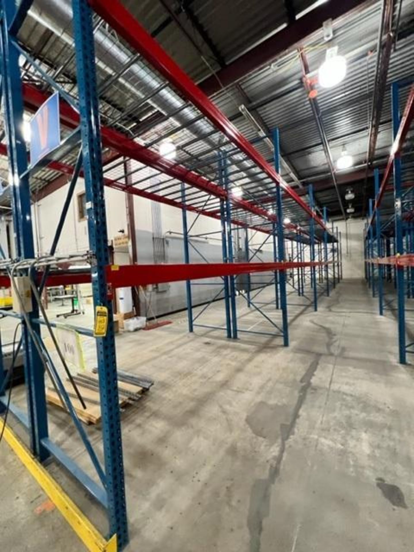 (12x) Sections of Steel King Teardrop Pallet Racking Consisting of (14) 14' x 48" Uprights, (48) 144 - Image 2 of 6