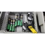 (6x) Hitachi 3.6V Cordless Electric Screwdrivers w/ (2) Battery Chargers