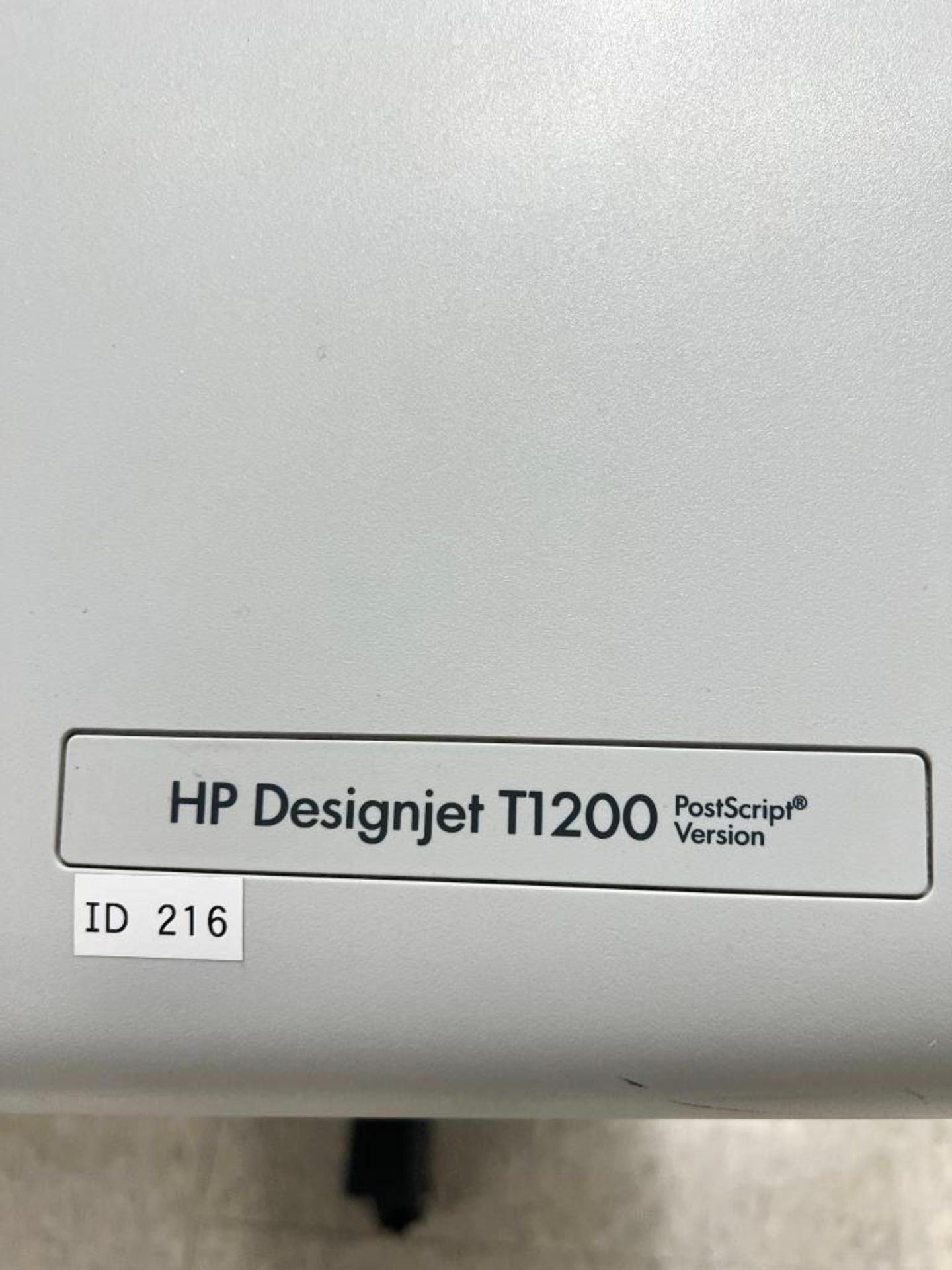 Hewlett Packard Large Format Printer Designjet T1200 Postscript Version, S/N SG9C92901J - Image 3 of 7