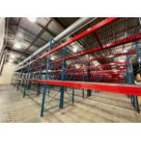 (12x) Sections of Steel King Teardrop Pallet Racking Consisting of (14) 14' x 48" Uprights, (168) 14