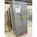 (9) 2-Door Metal Storage Cabinets