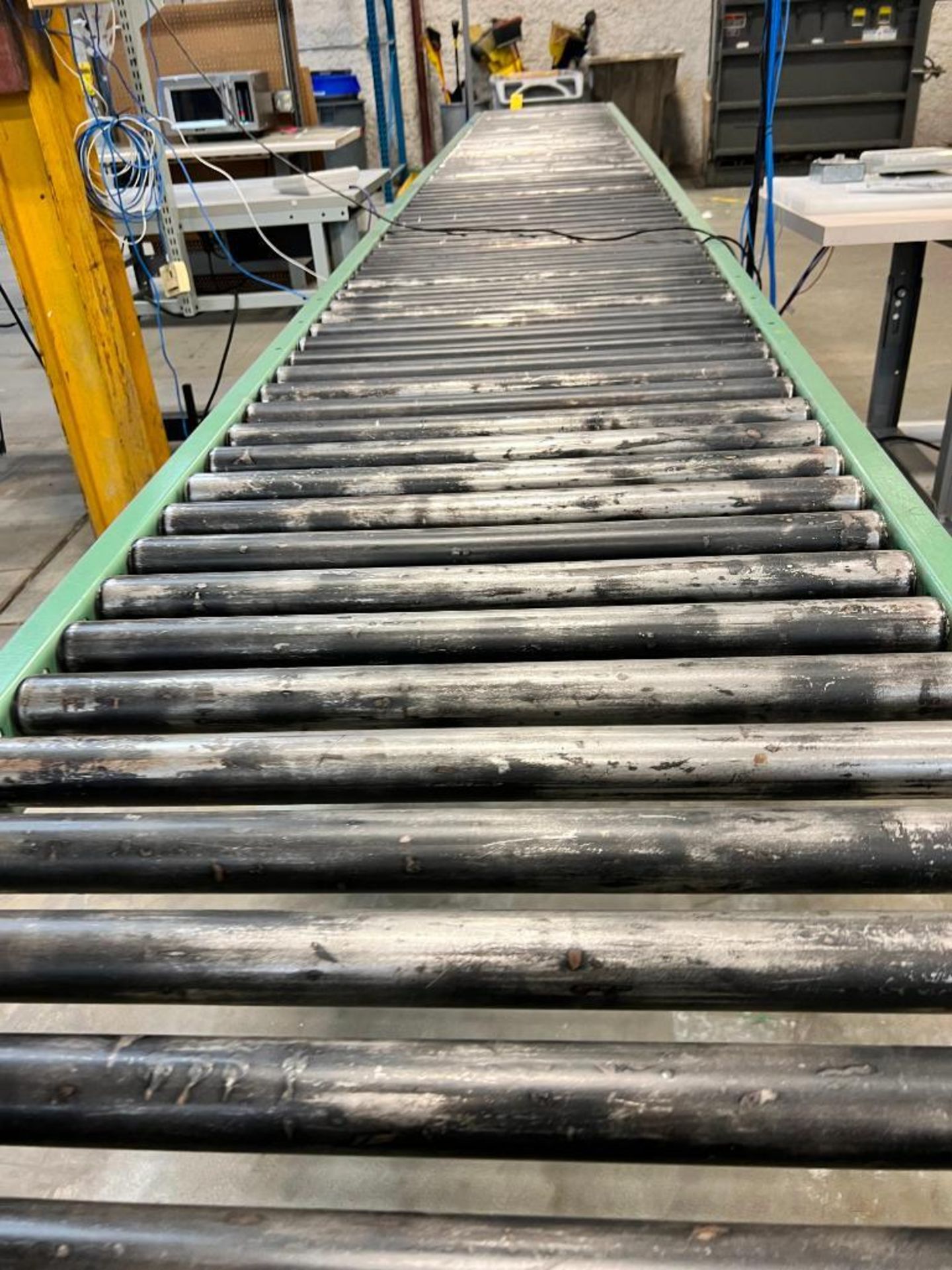 Gravity Conveyor, 20' L, w/ 26" Rollers - Image 4 of 4