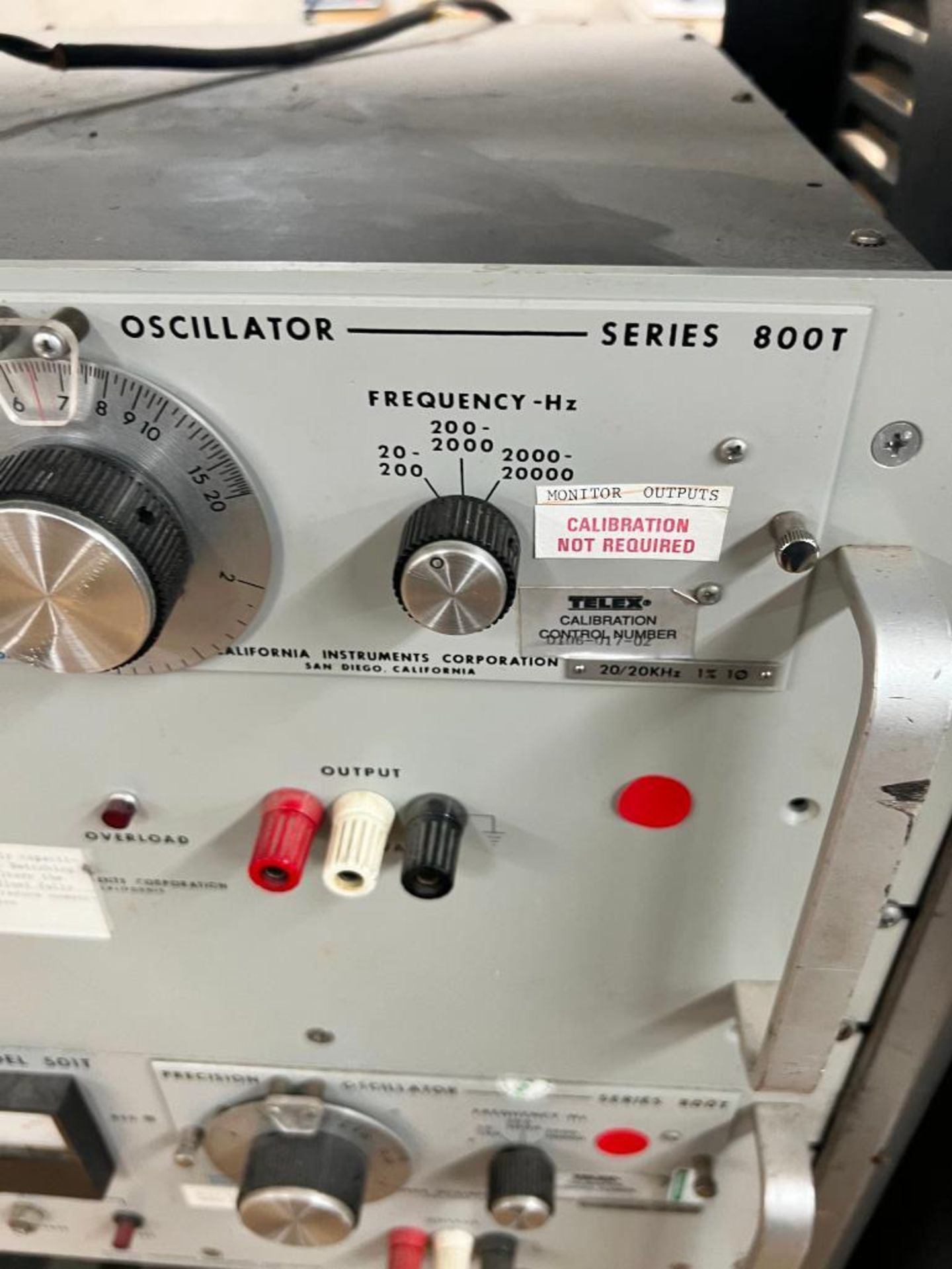 Power Supply Oscillator Testing Cabinet, Invertron Model 751T, Invertron Model 501T, & Simpson Segme - Image 4 of 6