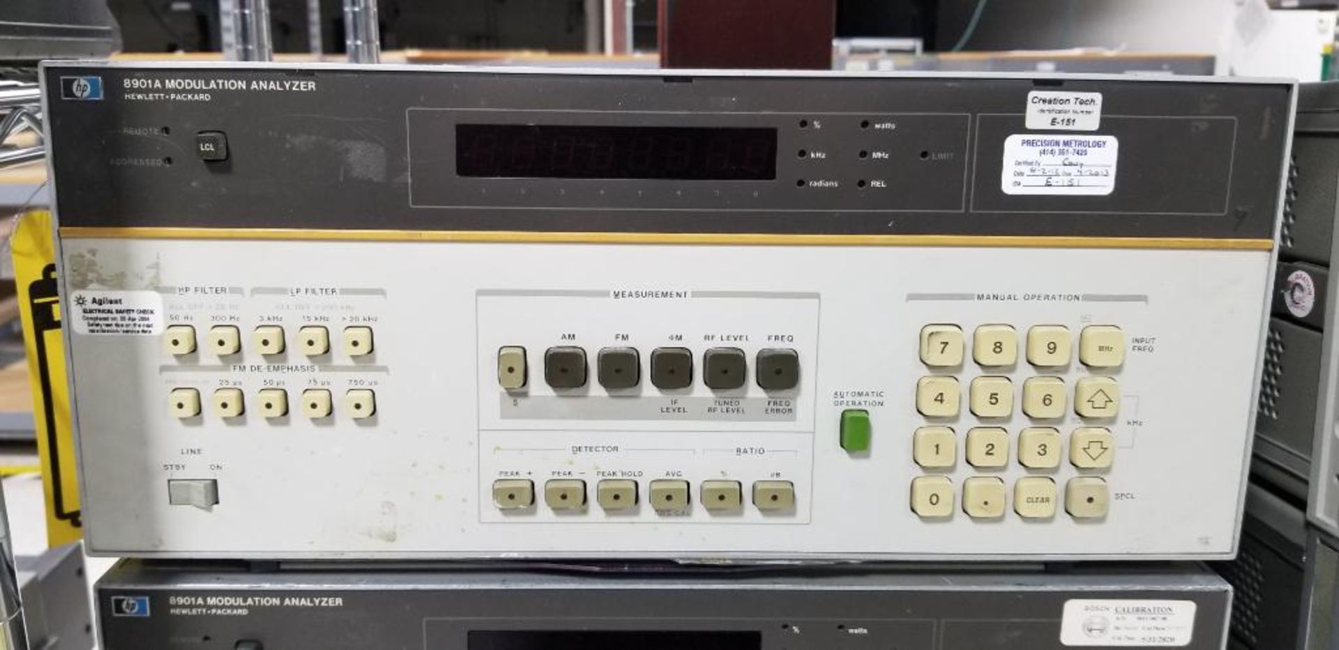 (4x) Hewlett Packard Modulation Analyzers, Model 8901A - Image 4 of 7