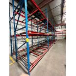 (5x) Sections of Bolt-Together Shuttle Rack System Consisting of (6) 15'x96" Uprights, (45) 96"x4" B