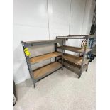 (2) Republic Wedge Lock Rolling Carts