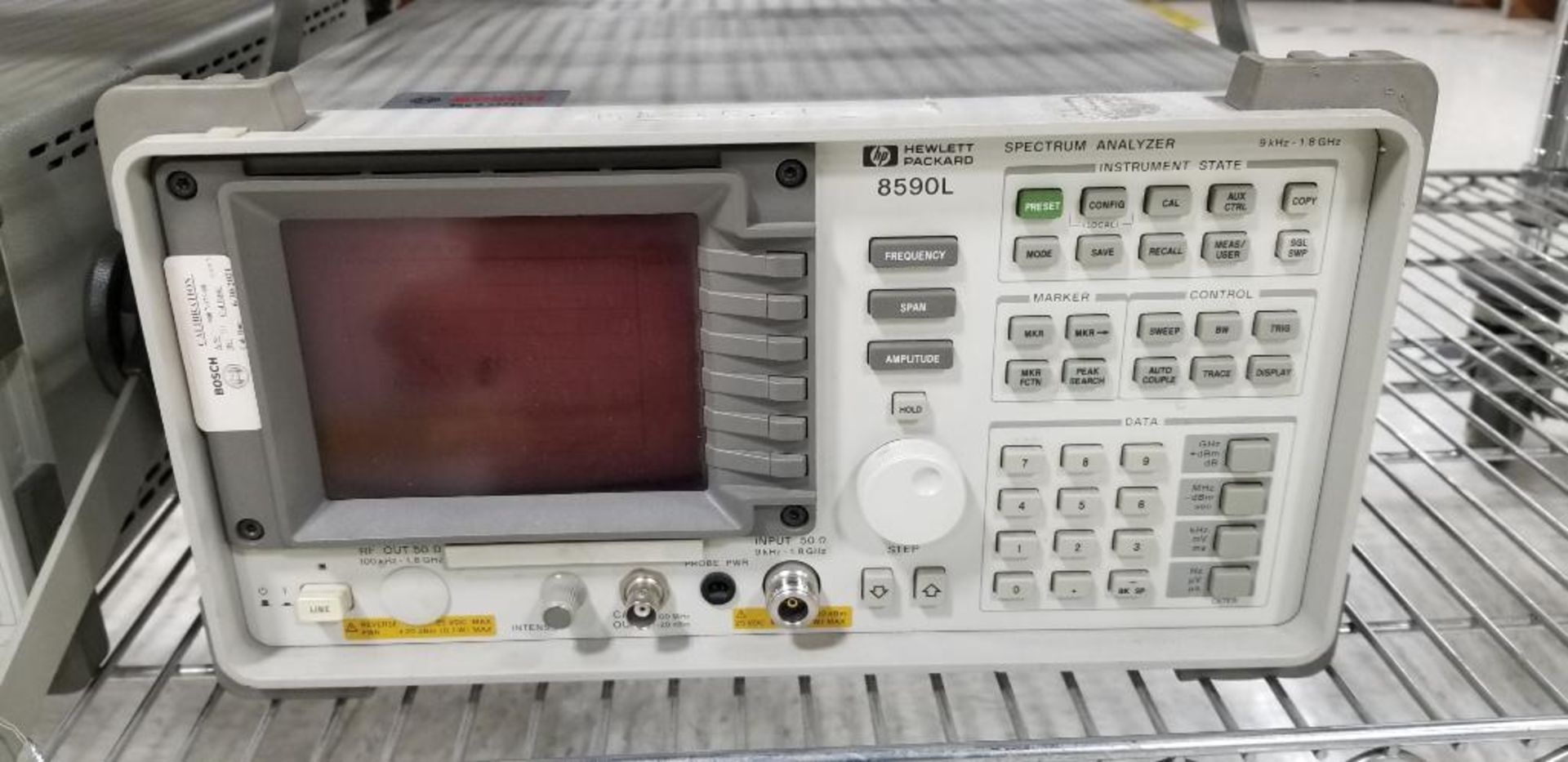 (2x) Hewlett Packard Spectrum Analyzers; (1) HP Model 8590A, (1) HP Model 8590L - Image 3 of 5