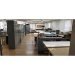 Assorted Work Tables & Storage Cabinets