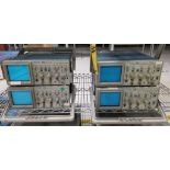 (4x) Tektronix Oscilloscopes; (2) Tektronix Model 2225, (2) Tektronix Model 2205