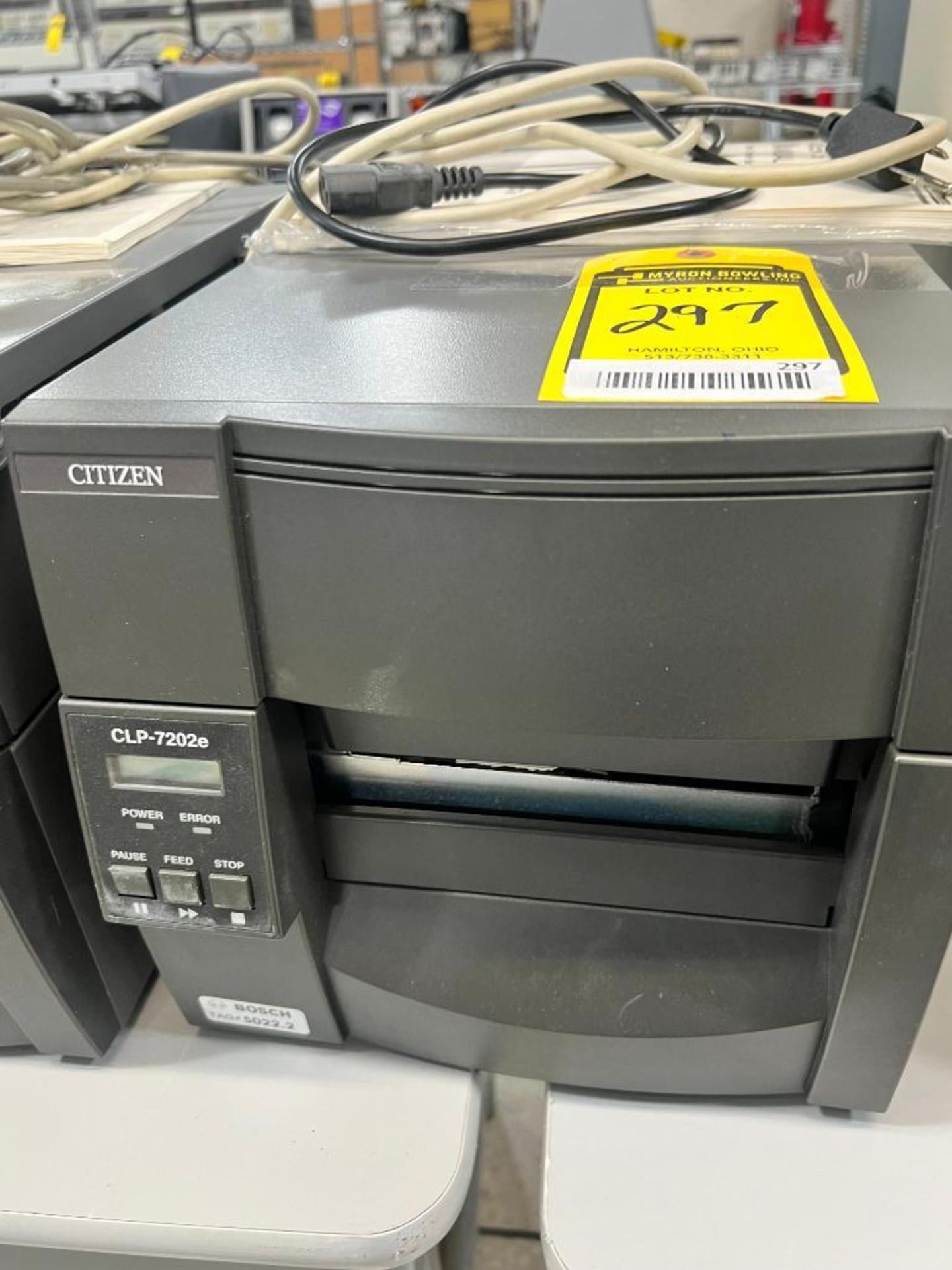 Citizen Label Printer, Model JE30-M01, S/N JEP004544