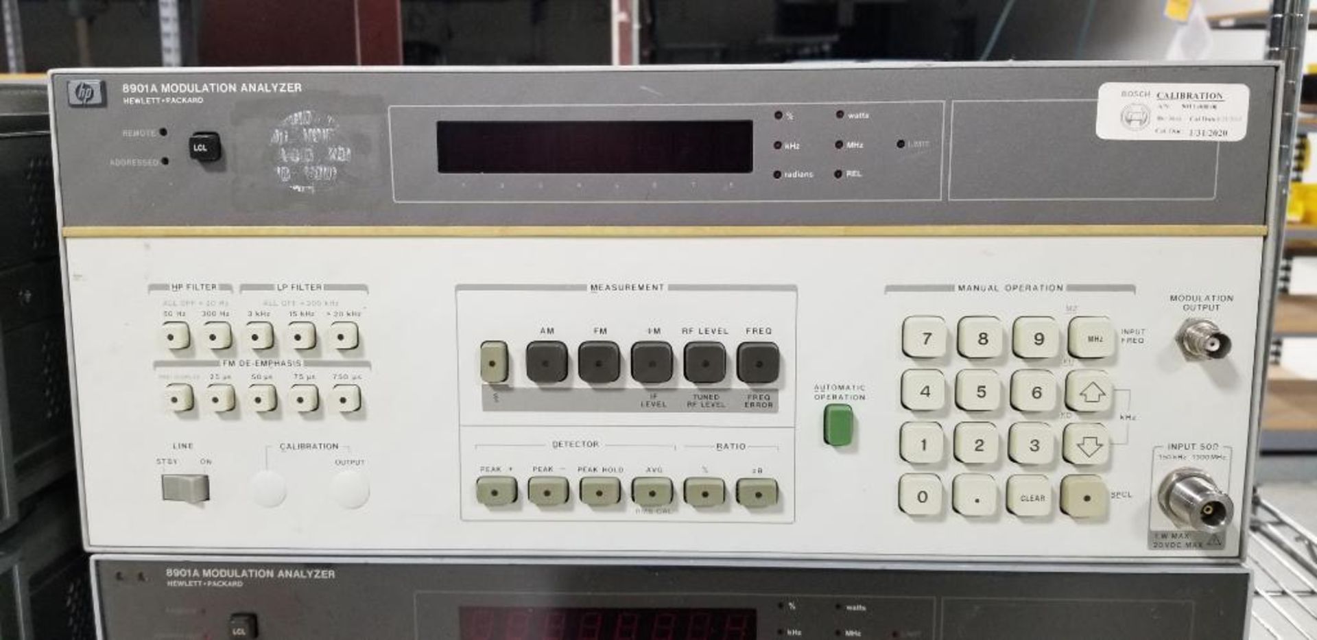 (4x) Hewlett Packard Modulation Analyzers, Model 8901A - Image 3 of 7