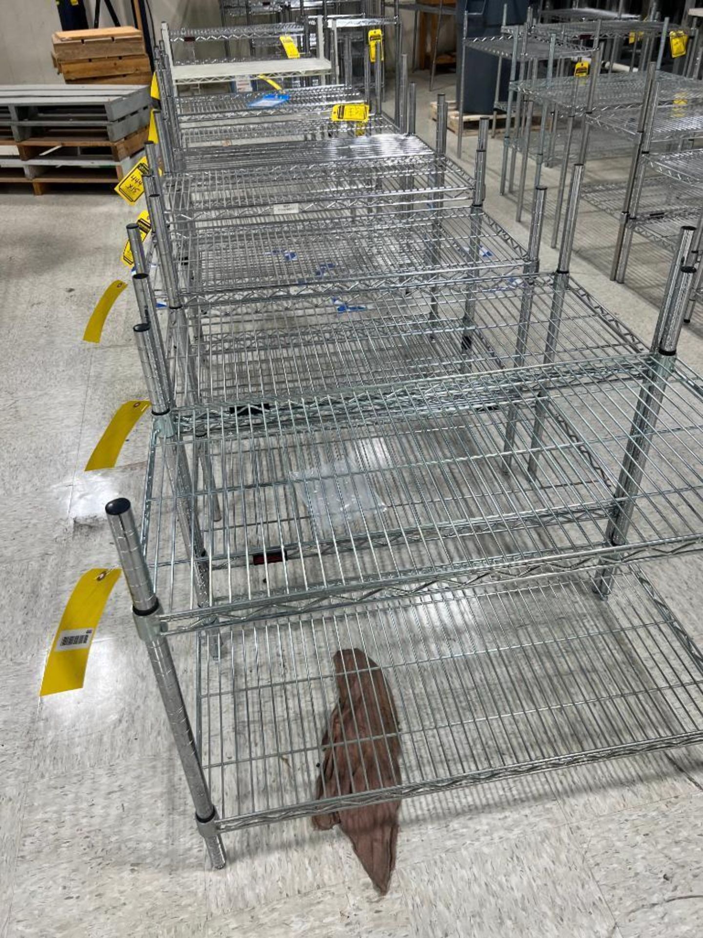 (15x) Wire Racks, 18" x 36" Shelves