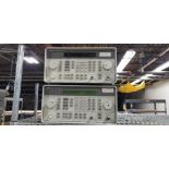 (2x) Hewlett Packard Signal Generators; (1) HP Model 8647A, (1) HP Model 8648A