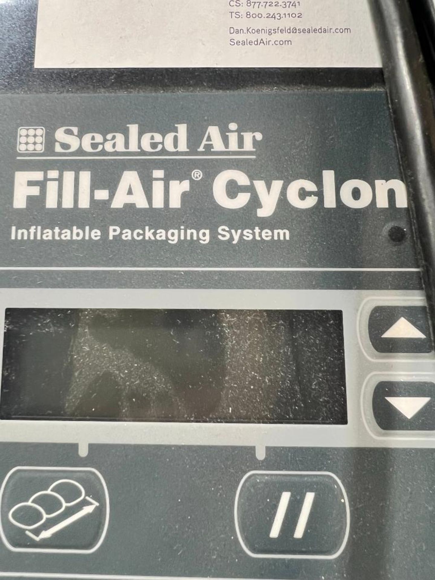 Sealed Air Fill-Air Cyclone Inflatable Packaging System w/ Foot Pedal & Stand - Image 3 of 5