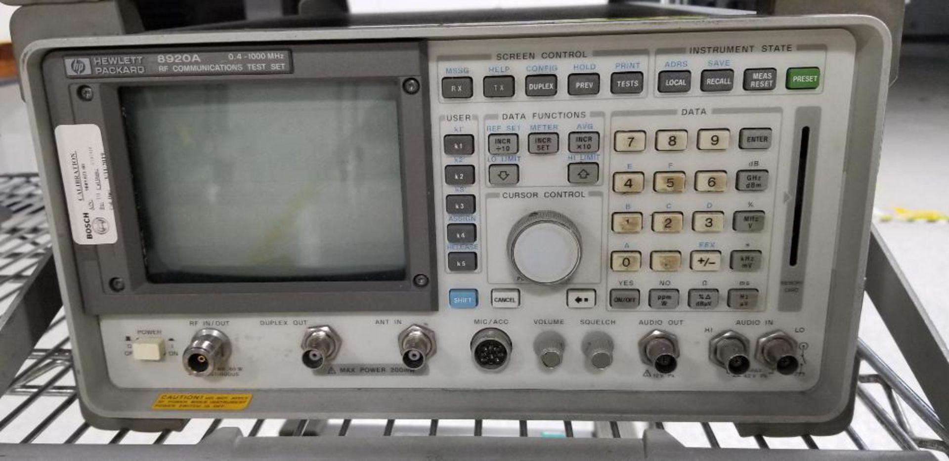 (2x) Hewlett Packard RF Communications Test Sets; (1) HP Model 8920A, (1) HP Model 8920B - Image 2 of 5