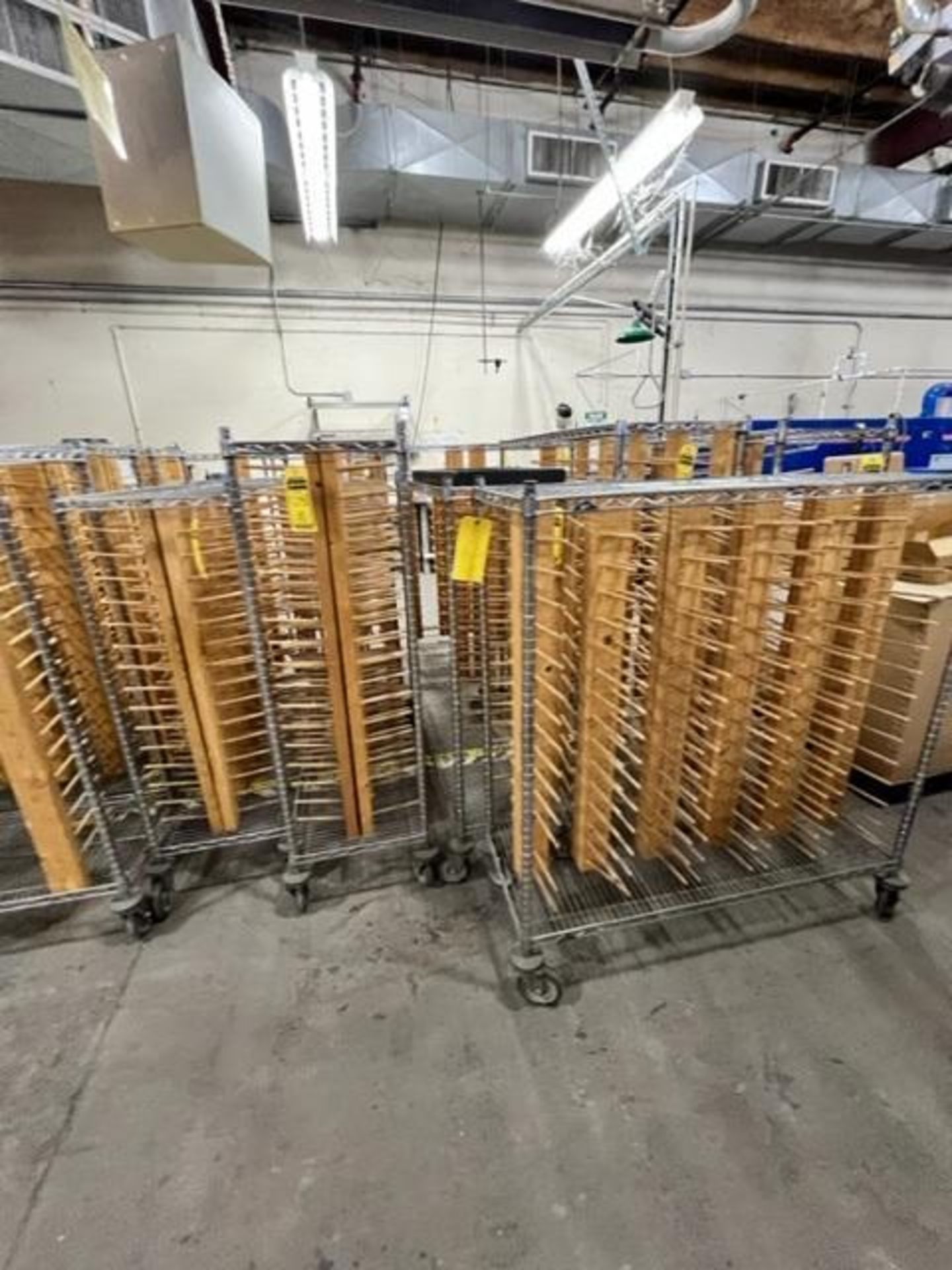 (15x) Custom Rolling Wire Racks - Image 3 of 3