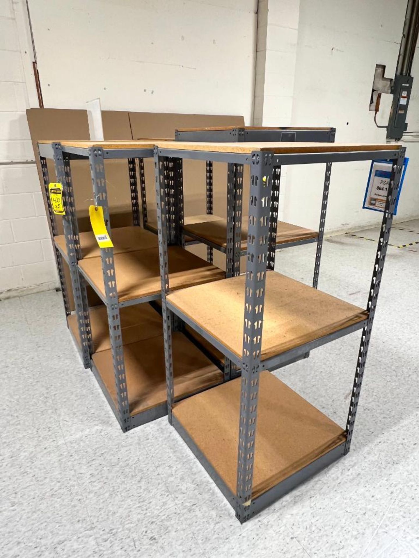 (5x) Republic Wedge Lock Shelving, 24" x 24" x H52"