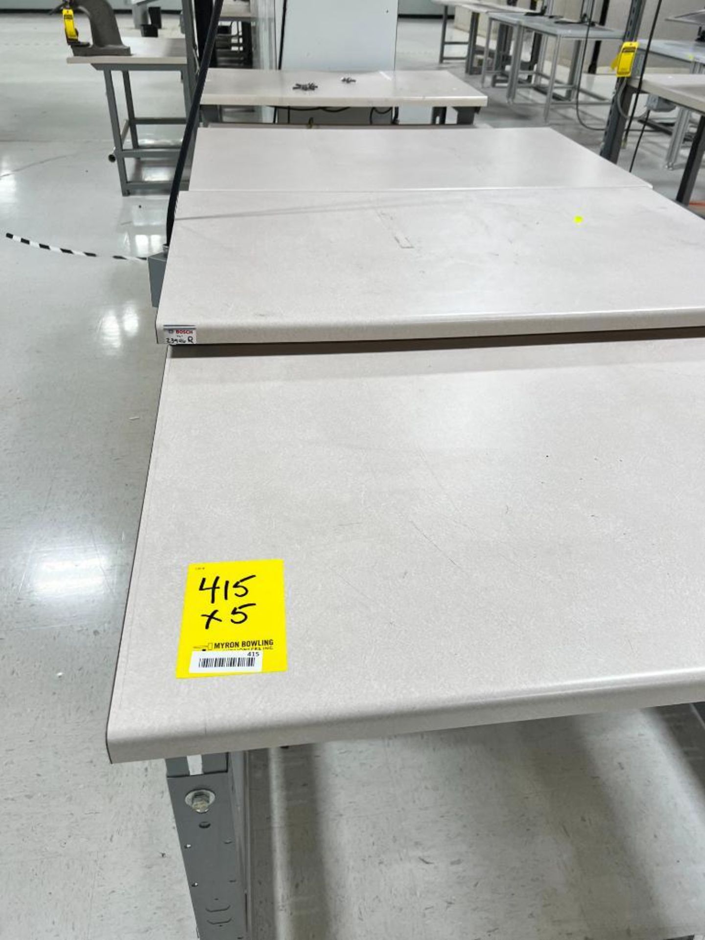 (5x) Adjustable Height Worktables, 30" x 48" Top - Image 3 of 4