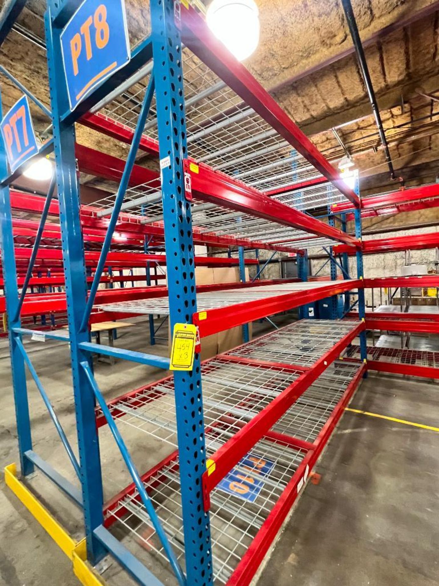 (3x) Sections of Steel King Teardrop Pallet Racking Consisting of (6) 10' x 36" Uprights, (16) 144" - Image 7 of 10