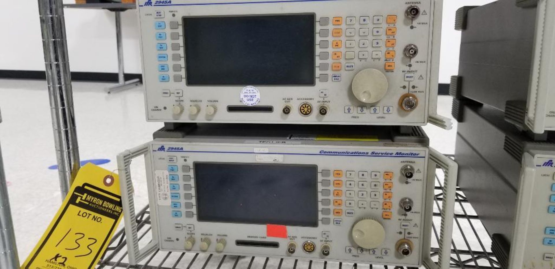 (2x) IFR Communications Service Monitors, Model 2945A