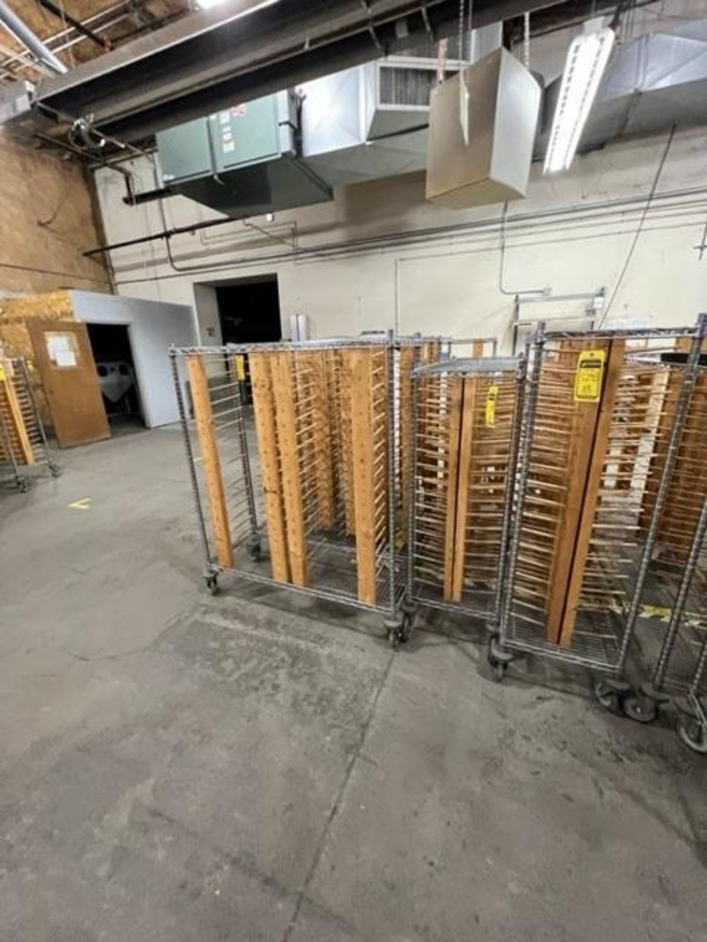 (15x) Custom Rolling Wire Racks - Image 2 of 3